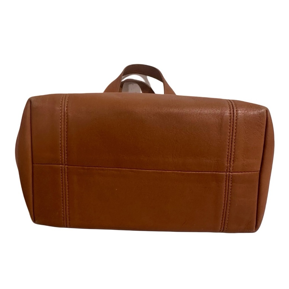 Vintage Coach Waverly Mini Tote Handbag in Saddle/Tan/Buckskin/Camel EUC No.4133 - Picture 8 of 17